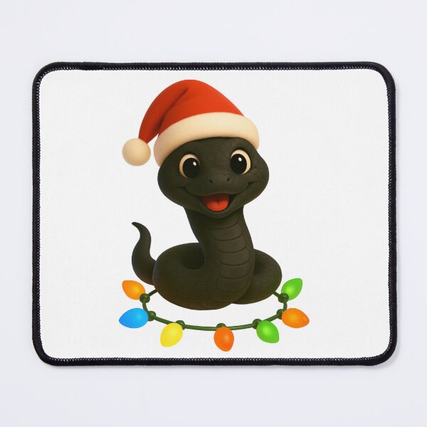 Item preview, Christmas Black Rat Snake designed and sold by Sillytoe.