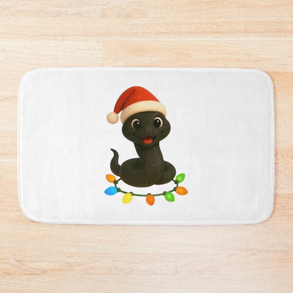 Item preview, Christmas Black Rat Snake designed and sold by Sillytoe.