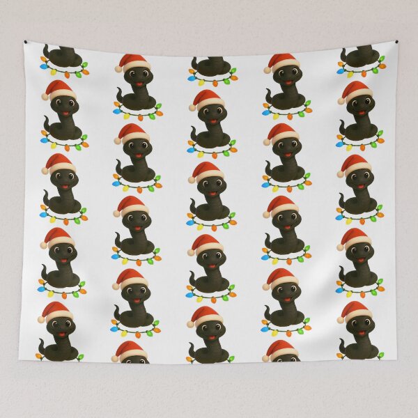 Item preview, Christmas Black Rat Snake designed and sold by Sillytoe.