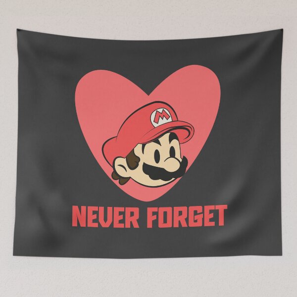 Item preview, Never Forget Nostalgic Video Game Illustration designed and sold by beboplab.