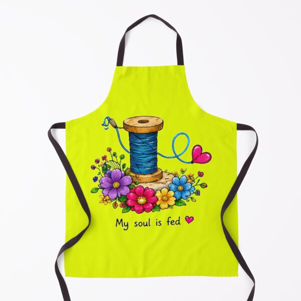 Item preview, My Soul Is Fed Sewing Flowers Design designed and sold by DailyDoodlesBySumbul.