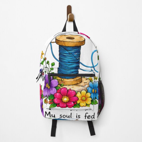Item preview, My Soul Is Fed Sewing Flowers Design designed and sold by DailyDoodlesBySumbul.