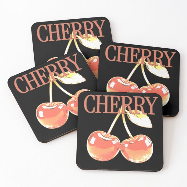 Item preview, Glossy Red Cherries Aesthetic Cherry Design designed and sold by FeverVoid.