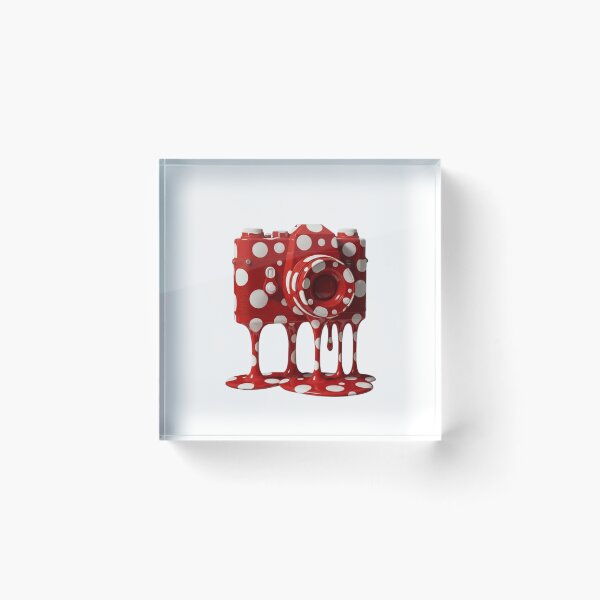 Item preview, Melting Polka Dot Camera Retro Pop Art designed and sold by YourColorsWall.
