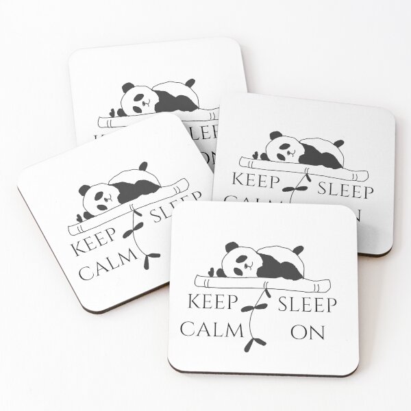 Item preview, Keep Calm Sleep On, Lazy Panda designed and sold by urnit.