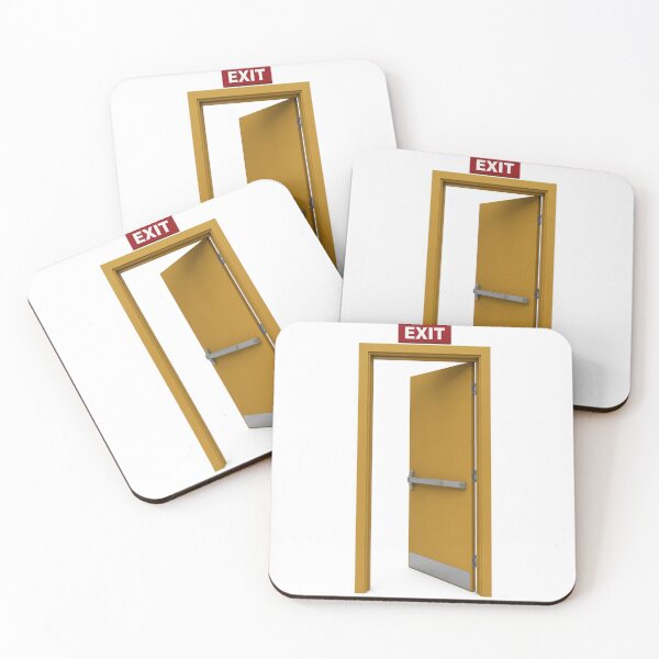 Item preview, Open Yellow Exit Door Minimalist Concept designed and sold by LenNo9881.