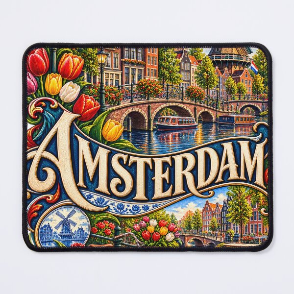 Item preview, Amsterdam Canal City Art Illustration designed and sold by GraffiCity.