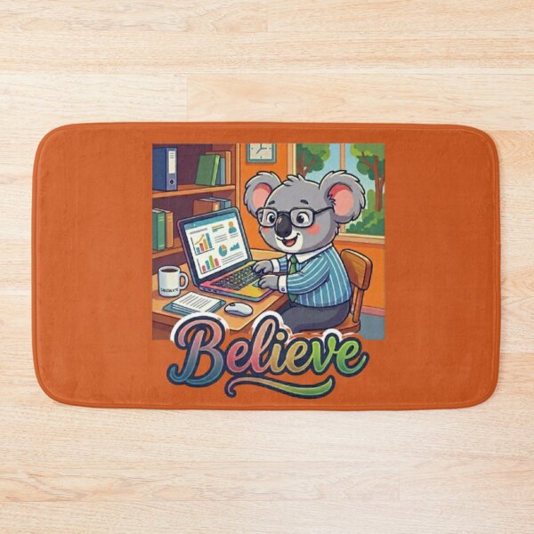 Item preview, Believe In Your Success Koala Busness llustration designed and sold by Northern Glow Art.