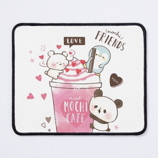 Item preview, Kawaii Mochi Friends – Cute Panda, Bear & Penguin Café designed and sold by Valiabeth.