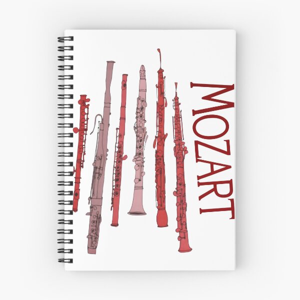 Item preview, Mozart Woodwind Family Vintage Illustration designed and sold by TheGreatGildy.