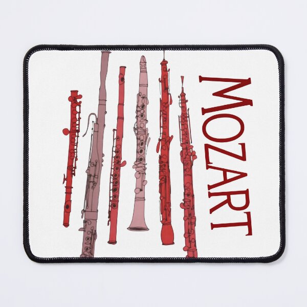 Item preview, Mozart Woodwind Family Vintage Illustration designed and sold by TheGreatGildy.