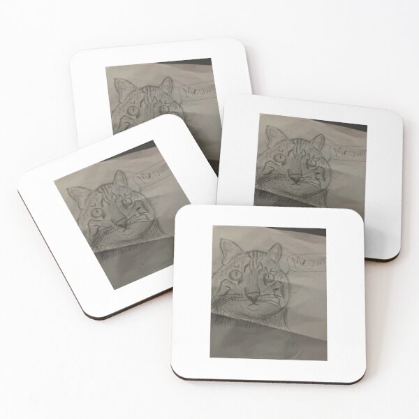 Item preview, Cat Face Pencil Sketch designed and sold by Gracesartstudio.