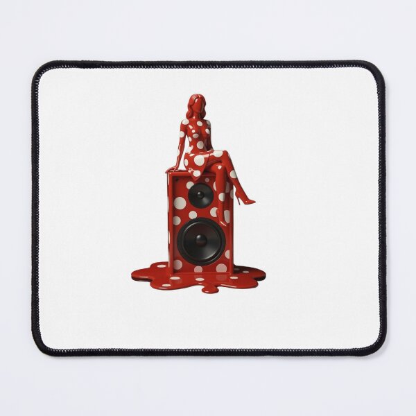 Item preview, Melting Polka Dot Woman on Speaker Pop Art designed and sold by YourColorsWall.