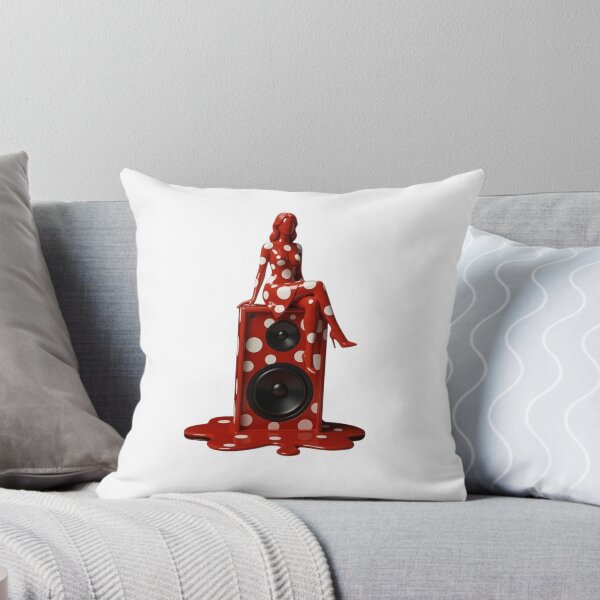 Item preview, Melting Polka Dot Woman on Speaker Pop Art designed and sold by YourColorsWall.