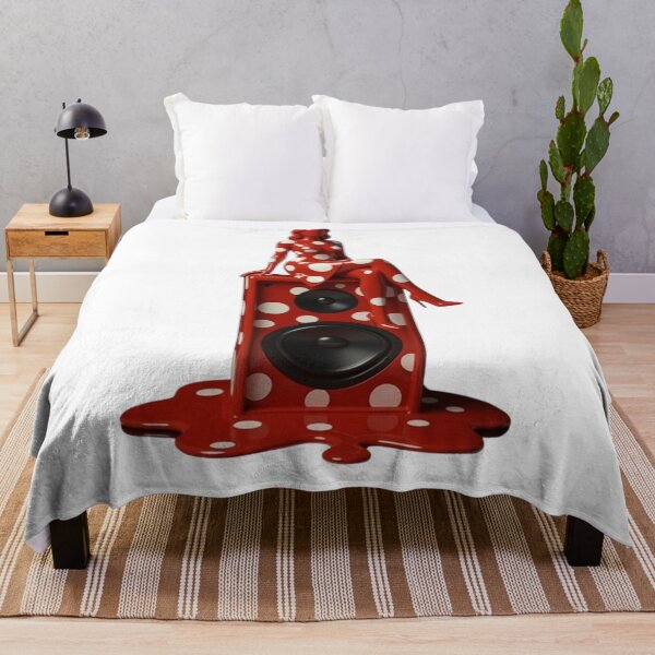 Item preview, Melting Polka Dot Woman on Speaker Pop Art designed and sold by YourColorsWall.