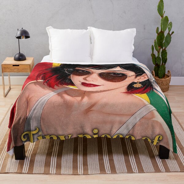 Item preview, Vintage Rasta Girl Reggae Vibes Retro Anime Art designed and sold by Hen-C-Art.