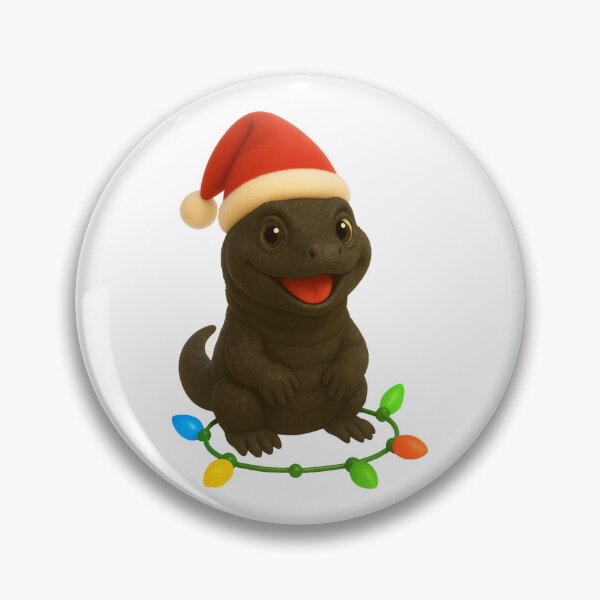 Item preview, Christmas Black Throat Monitor designed and sold by Sillytoe.