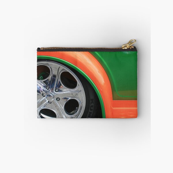 Item preview, Classic Car Wheel, Orange and Green designed and sold by TheOldestTrees.