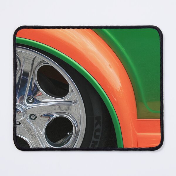 Item preview, Classic Car Wheel, Orange and Green designed and sold by TheOldestTrees.