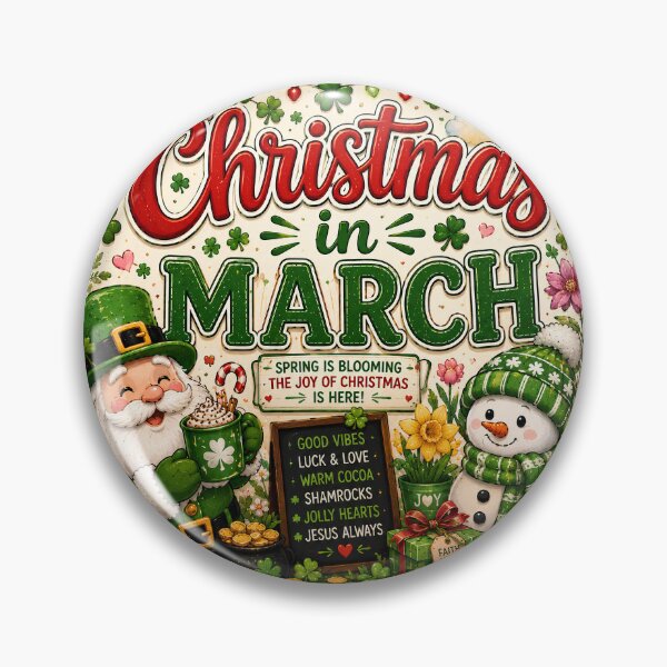 Item preview, Christmas in March – Shamrocks & Christmas Joy designed and sold by FindYouByZ.