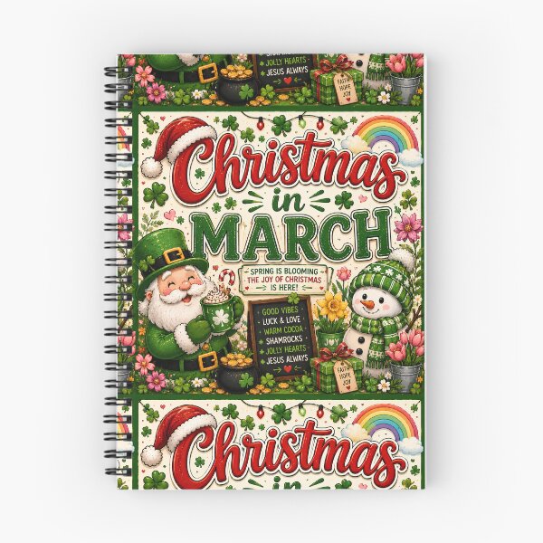 Item preview, Christmas in March – Shamrocks & Christmas Joy designed and sold by FindYouByZ.