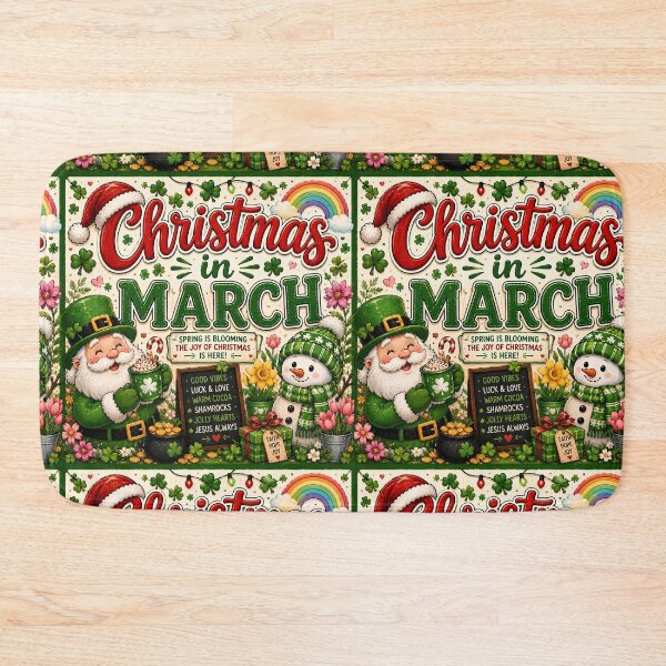 Item preview, Christmas in March – Shamrocks & Christmas Joy designed and sold by FindYouByZ.