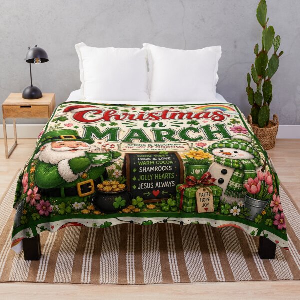 Item preview, Christmas in March – Shamrocks & Christmas Joy designed and sold by FindYouByZ.