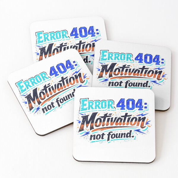 Item preview, "Error 404: Motivation not found." designed and sold by josesouza.