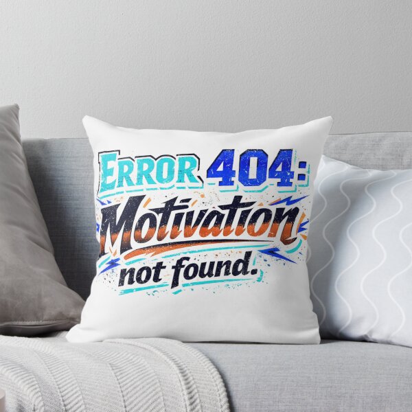 Item preview, "Error 404: No se encontró la motivación." designed and sold by josesouza.