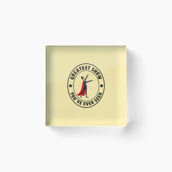 Item preview, Greatest Show You've Ever Seen Ringmaster Circus Badge designed and sold by creativerooney.