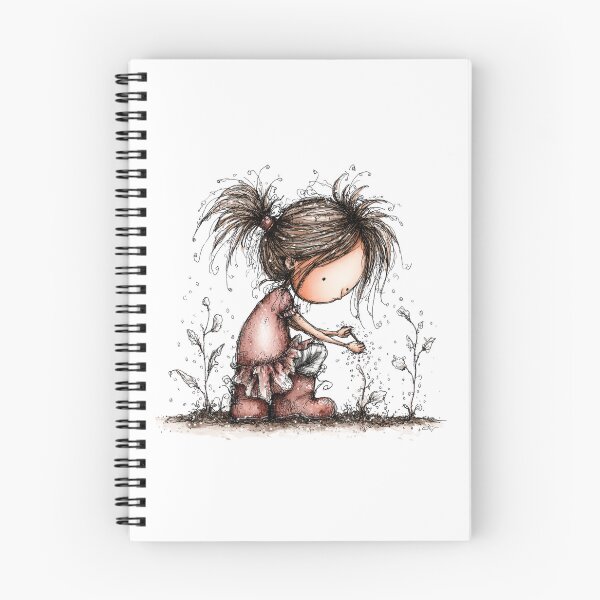 Item preview, A girl is playing with flowers designed and sold by Tutulus69.
