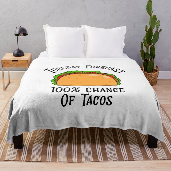 Item preview, Taco Tuesday Meme 100% Chance Of Tacos designed and sold by Sartoris Art.