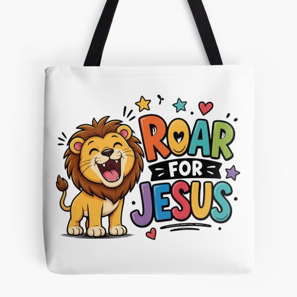Item preview, Roar for Jesus Christian  | Cute Lion Faith Design designed and sold by Illustrated Faith.