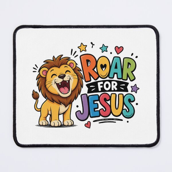Item preview, Roar for Jesus Christian | Cute Lion Faith Design designed and sold by Illustrated Faith.