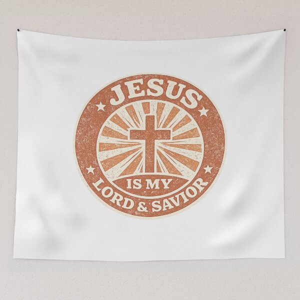 Item preview, Jesus Is My Lord & Savior – Vintage Christian Cross Faith Shirt designed and sold by SoulThread Studio.