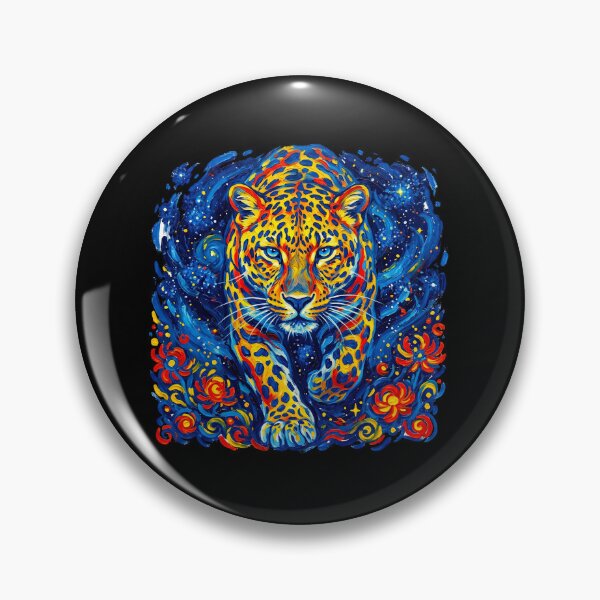 Item preview, Psychedelic Jaguar Starry Night designed and sold by TeeARTHY.