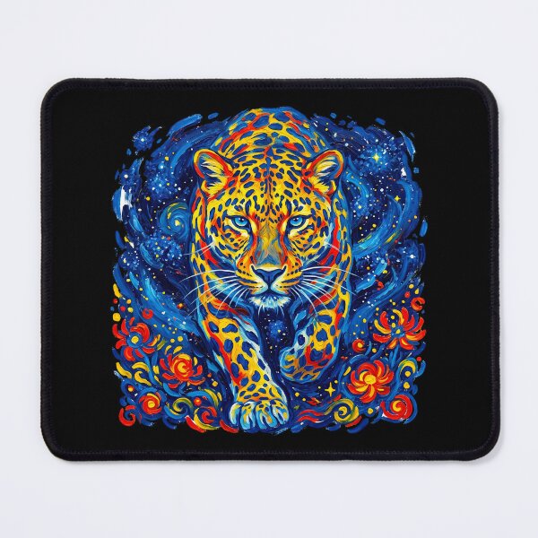 Item preview, Psychedelic Jaguar Starry Night designed and sold by TeeARTHY.