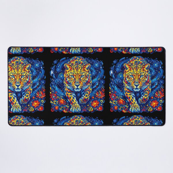 Item preview, Psychedelic Jaguar Starry Night designed and sold by TeeARTHY.