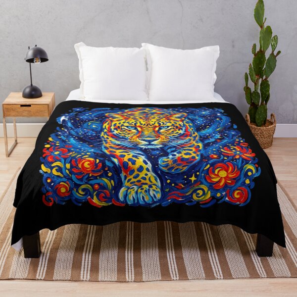 Item preview, Psychedelic Jaguar Starry Night designed and sold by TeeARTHY.