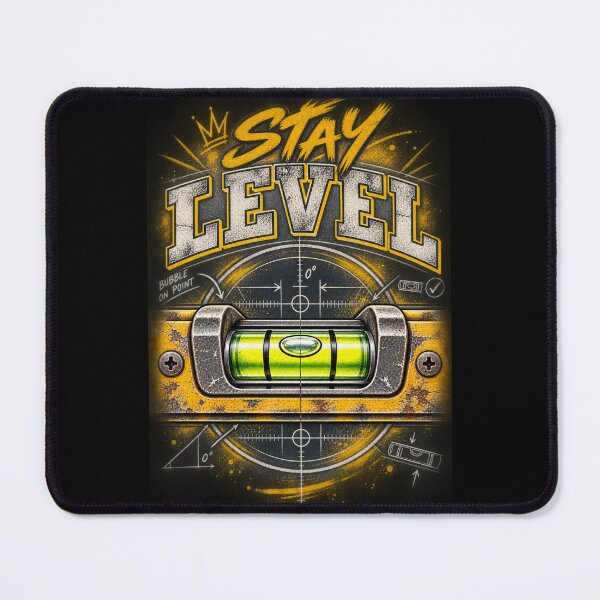 Item preview, Stay Level •  Builders, Carpenters and Plumbers designed and sold by Applecrunch.