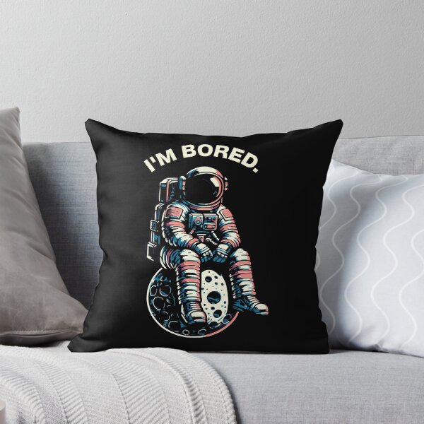 Item preview, Astronaut in space on the moon "I'M BORED." designed and sold by FeverVoid.