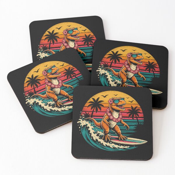 Item preview, T Rex Surfer Hawaiian Wave Adventure designed and sold by Moizento.