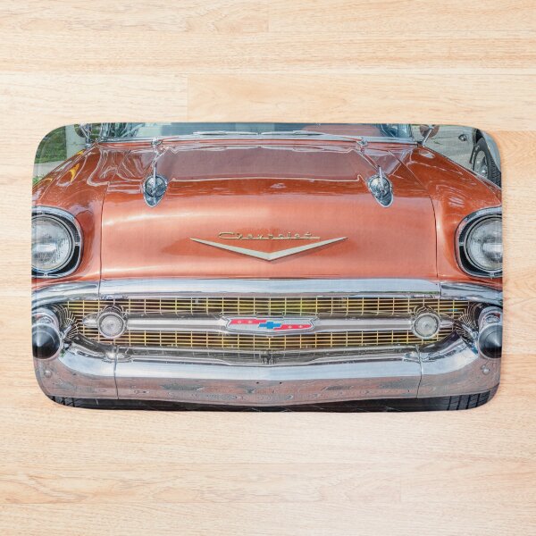 Item preview, 1957 Chevrolet Nomad Station Wagon Adobe Beige and Imperial Ivory Technical Blueprint Car Poster designed and sold by RichFrancoCars.