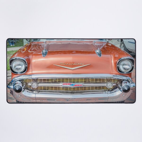 Item preview, 1957 Chevrolet Nomad Station Wagon Adobe Beige and Imperial Ivory Technical Blueprint Car Poster designed and sold by RichFrancoCars.