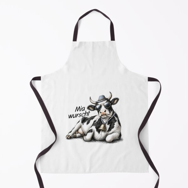 Item preview, The chill Bavarian cow designed and sold by ABCrazyShop.