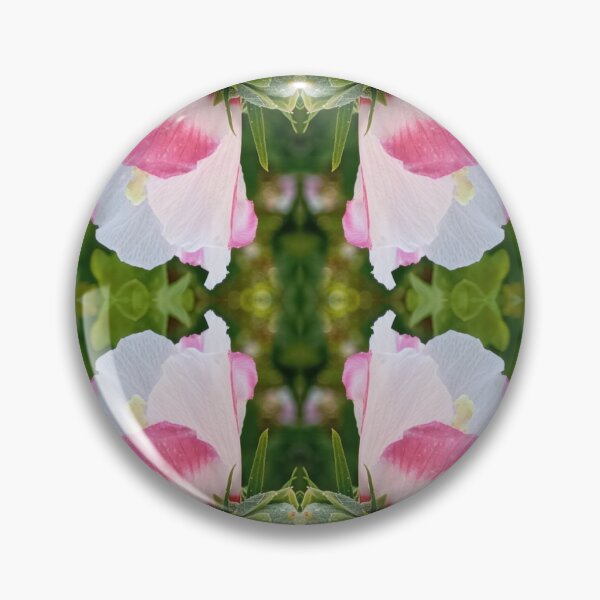Item preview, White and pink flower, mirror photo designed and sold by lyloubeaupere.