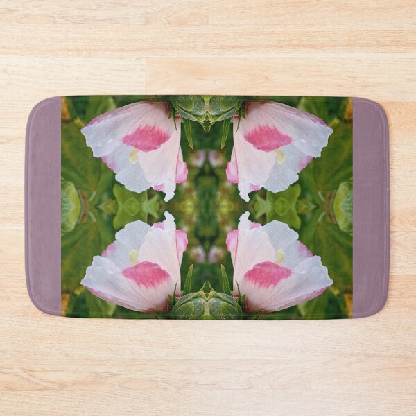 Item preview, White and pink flower, mirror photo designed and sold by lyloubeaupere.