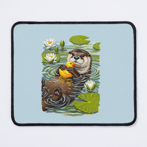 Item preview, Cute Otter Rubber Ducky designed and sold by TeeARTHY.