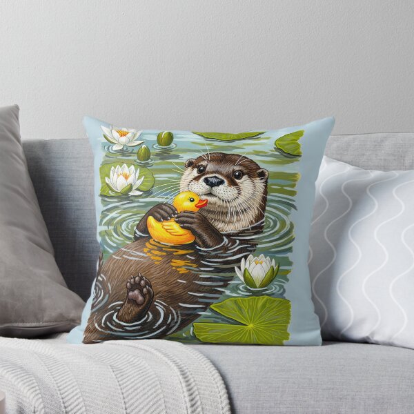 Item preview, Cute Otter Rubber Ducky designed and sold by TeeARTHY.