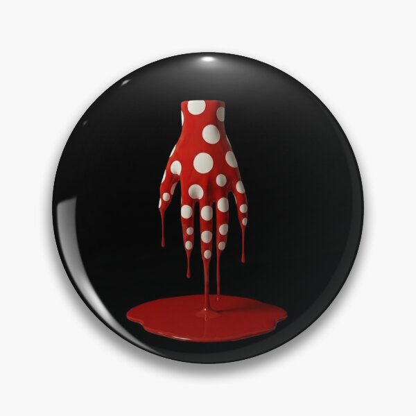 Item preview, Melting Polka Dot Human Hand Pop Art designed and sold by YourColorsWall.